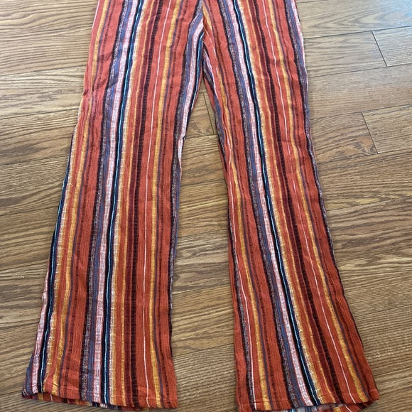 Apt. 9 Boho Striped Linen Pants Size Medium - Picture 5 of 8